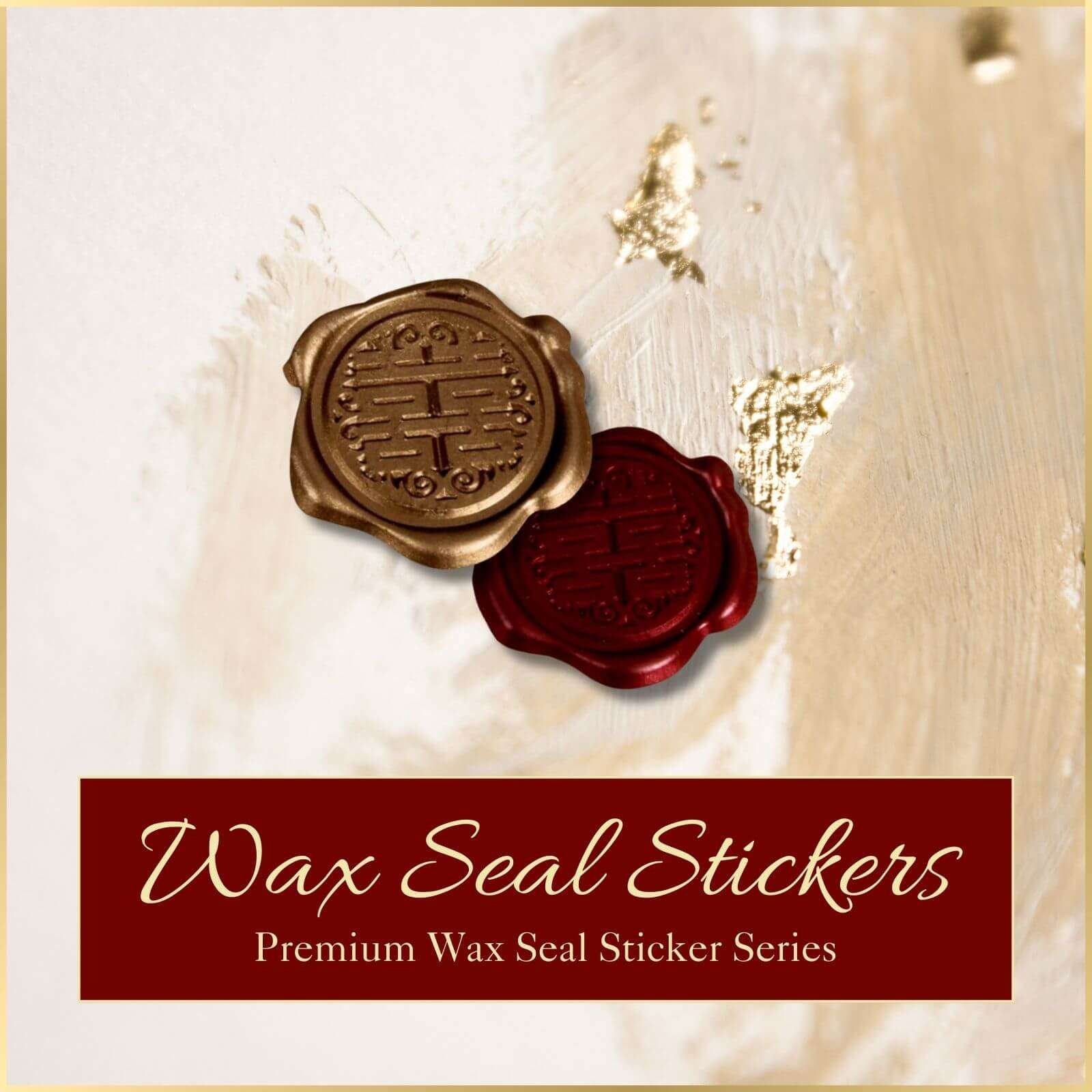 Xamiya Wedding's Premium Wax Seal Stickers Collection